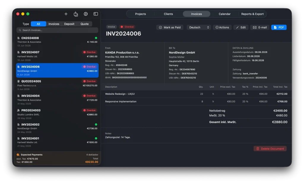 RAVEN Hub - Invoices-web